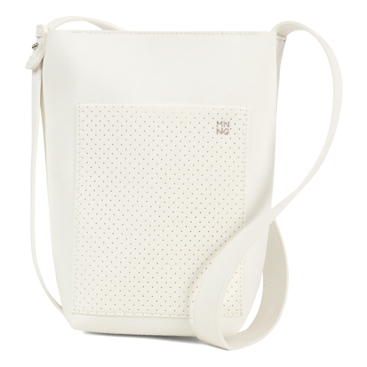 ウルトラスエード 洗える ショルダーバッグ バケットバッグ 肩掛け mononogu もののぐ MNNG EL2-US ホワイト