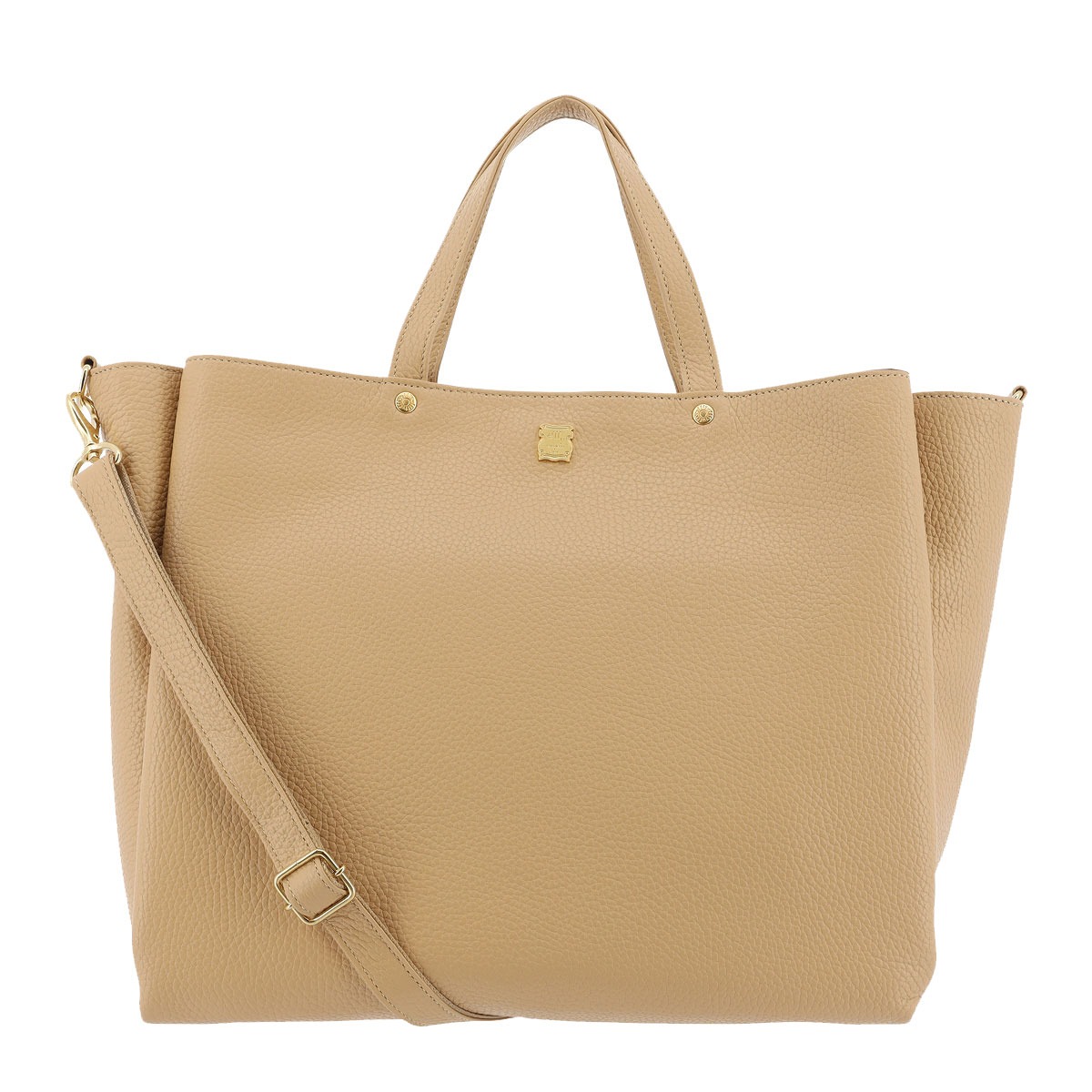 efffy エフィー トートバッグ レディース EN1-034 2WAY ショルダーバッグ A4 日本製 ベージュ