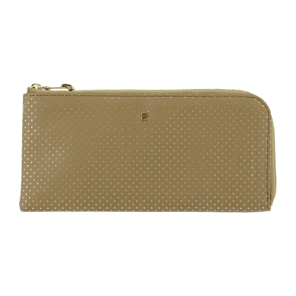 efffy エフィー 長財布 L字ファスナー レディース ET2-001 日本製 ベージュ