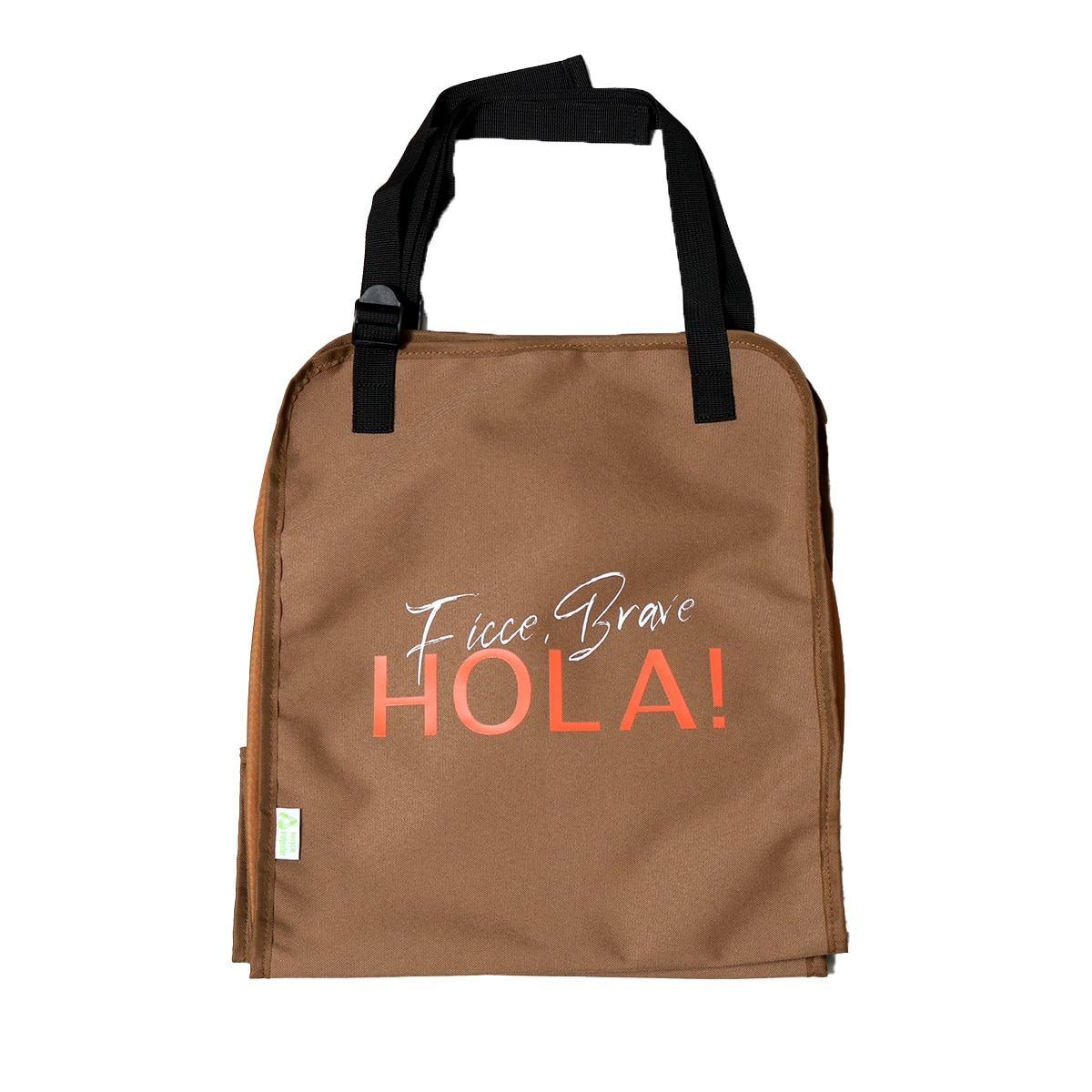 Ficce Brave フィセブレイブ ハンモックバッグ ショッピングバッグ 車 カー用品 レジカゴ型 メンズ トートバッグ お買い物バッグ エコバッグ 大容量 車載用品 車内収納 荷崩れ防止 F-309 ブラウン