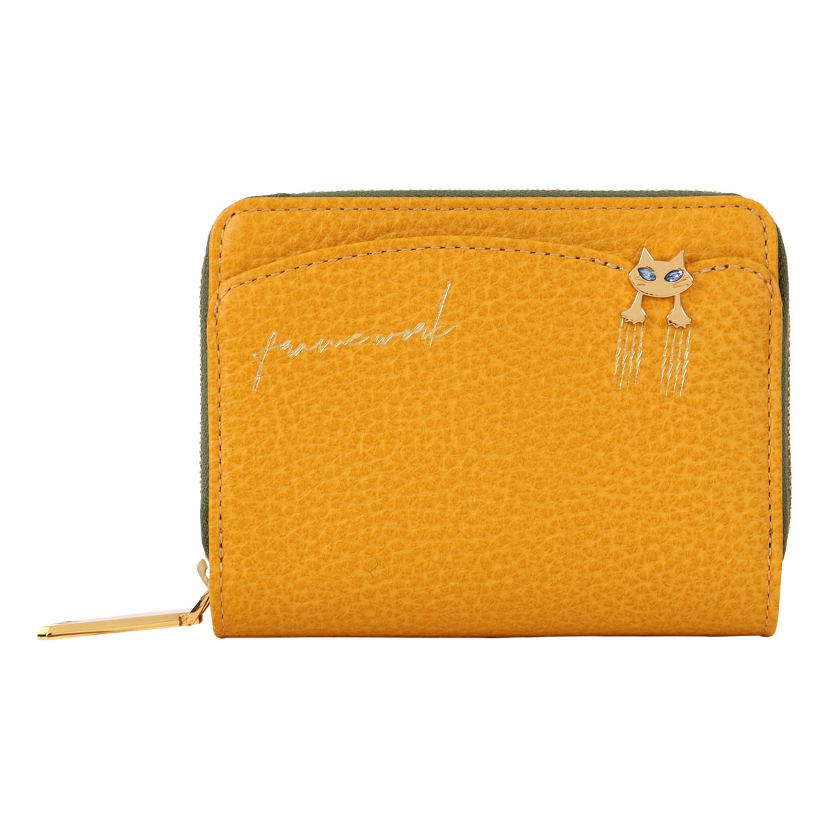 FRAME WORK フレームワーク 二つ折り財布 45001 キトン マスタード