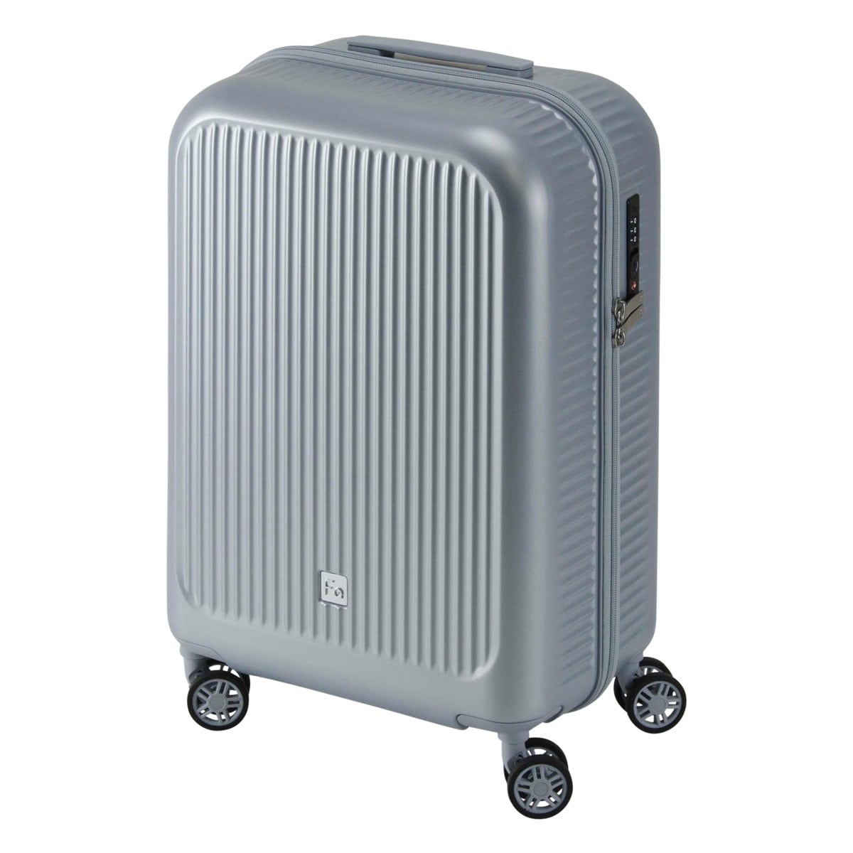 FREQUENTER フリクエンター スーツケース キャリーバッグ 機内持ち込み TSAロック 33L 54cm 1.8kg 超軽量シリーズ 1-510 アウラ 低ノイズ ダブルキャスター シルバー