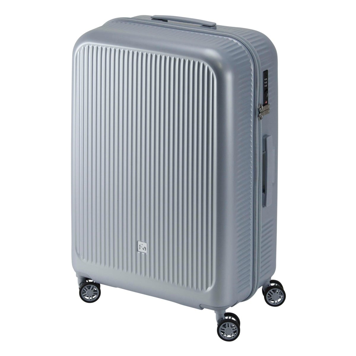 FREQUENTER フリクエンター スーツケース キャリーバッグ TSAロック 58L 65cm 2.7kg 超軽量シリーズ 1-512 アウラ 低ノイズ ダブルキャスター シルバー