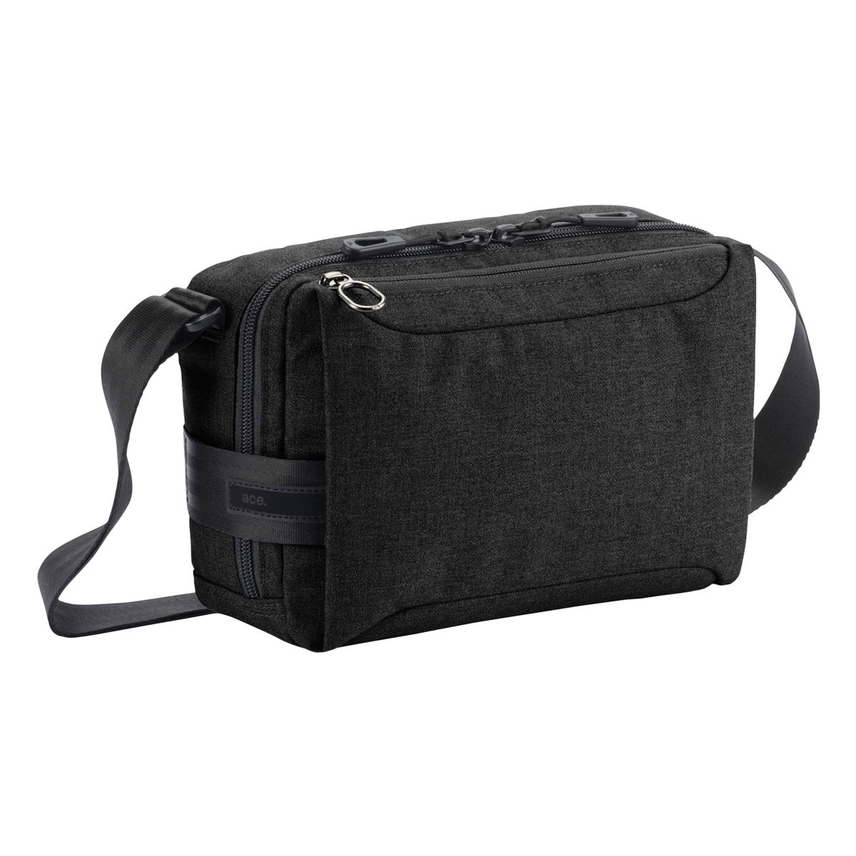 ace.GENE エースジーン ショルダーバッグ メンズ ホバーライト2 67612 横型 ミニショルダー シンプル ブラック