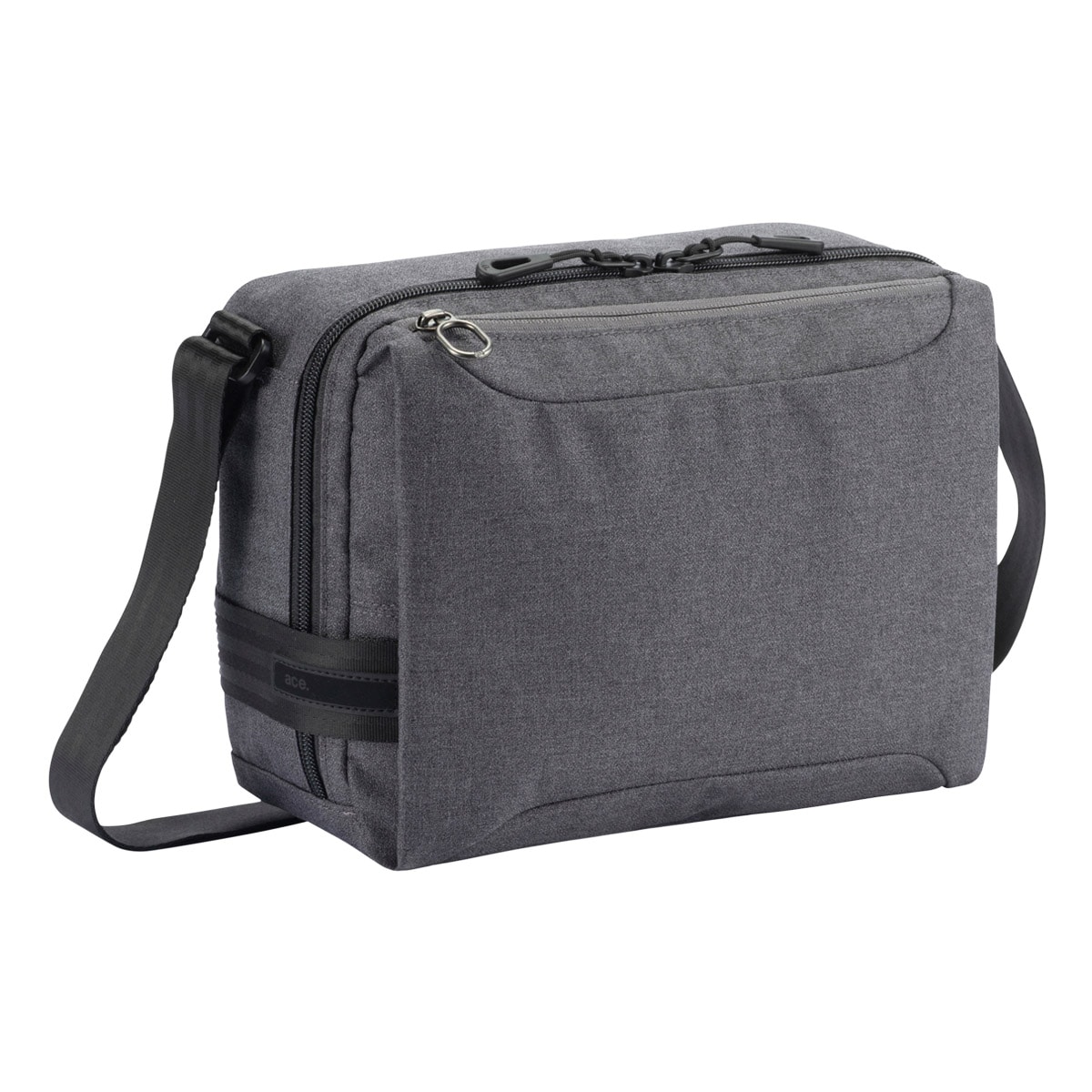 ace.GENE エースジーン ショルダーバッグ メンズ ホバーライト2 67613 横型 シンプル グレー