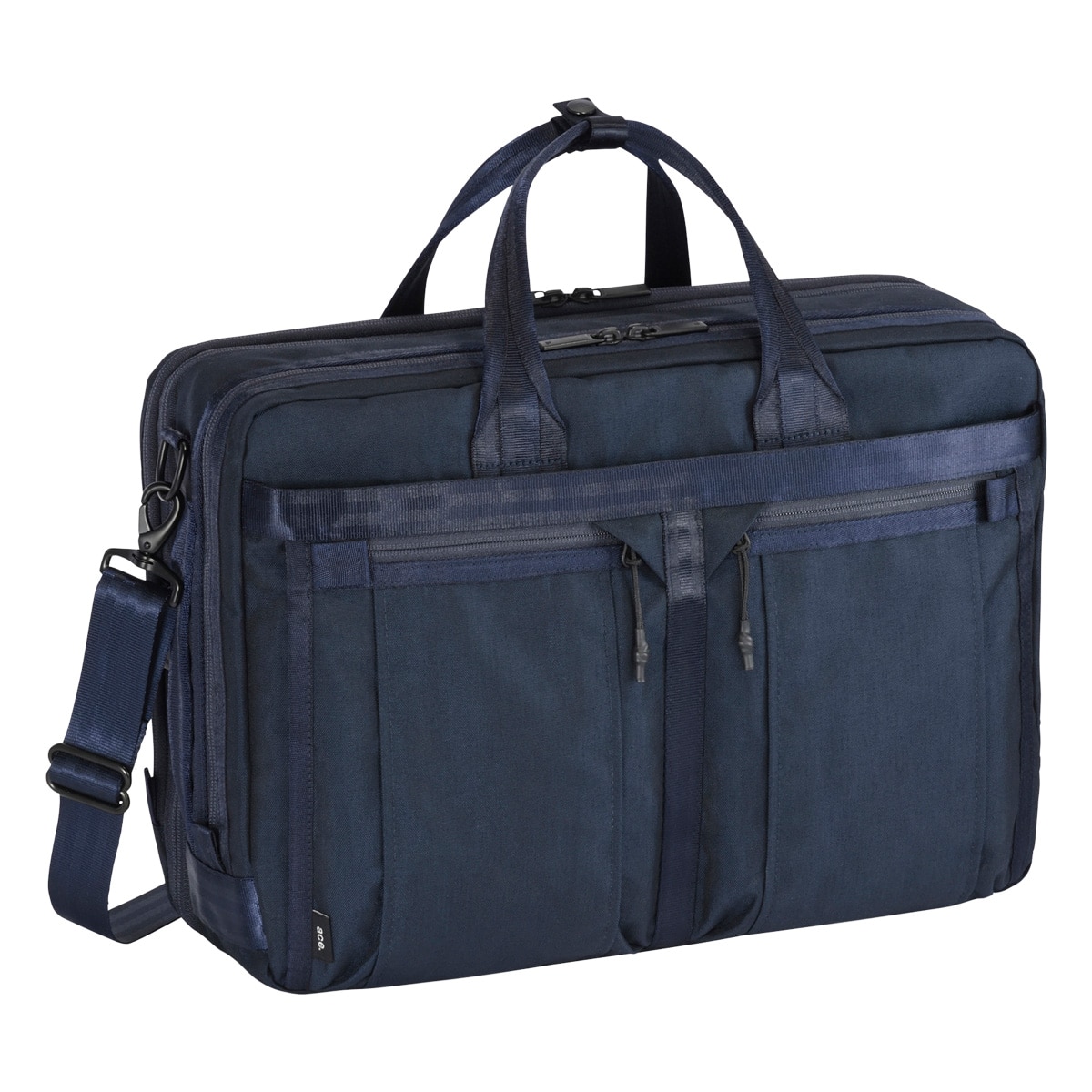 ace.GENE エースジーン ブリーフケース ショルダーバッグ ビジネスバッグ トートバッグ 2way エキスパンダブル メンズ 68136 デュラムーブ 通勤 ビジネス PC収納 大容量 15.6インチ ネイビー