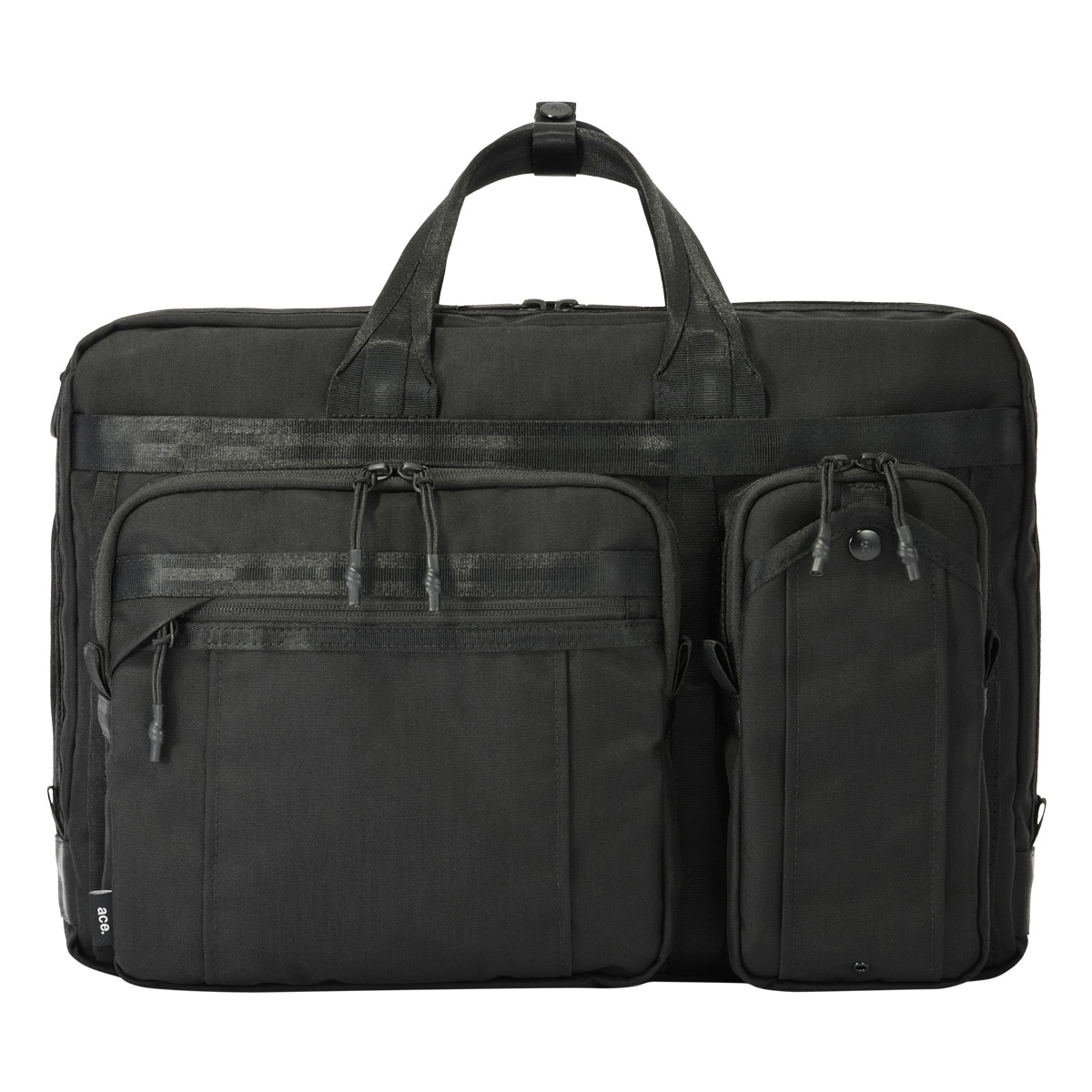 ace.GENE エースジーン ブリーフケース ショルダーバッグ ビジネスバッグ トートバッグ 2way エキスパンダブル メンズ 68137 デュラムーブ 通勤 ビジネス PC収納 大容量 15.6インチ ブラック 【01】ブラック -