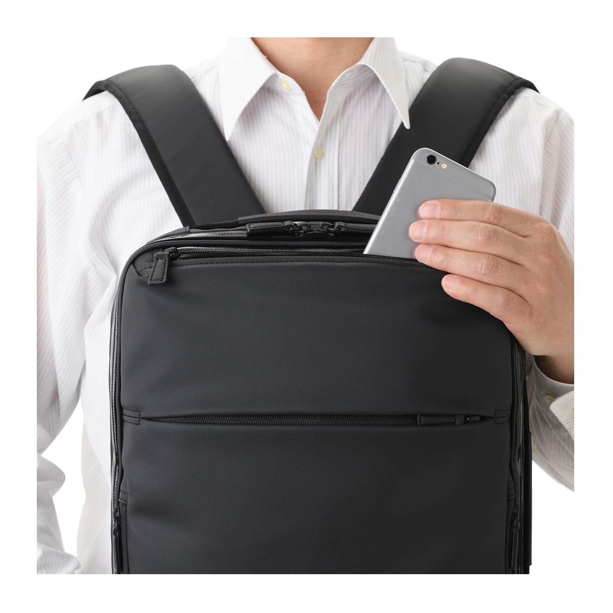 ace.GENE エースジーン リュック A4 13.3インチ ガジェタブルPF メンズ 68151 ビジネスリュック ビジネスバッグ 通勤 エキスパンダブル ブラック 【01】ブラック -