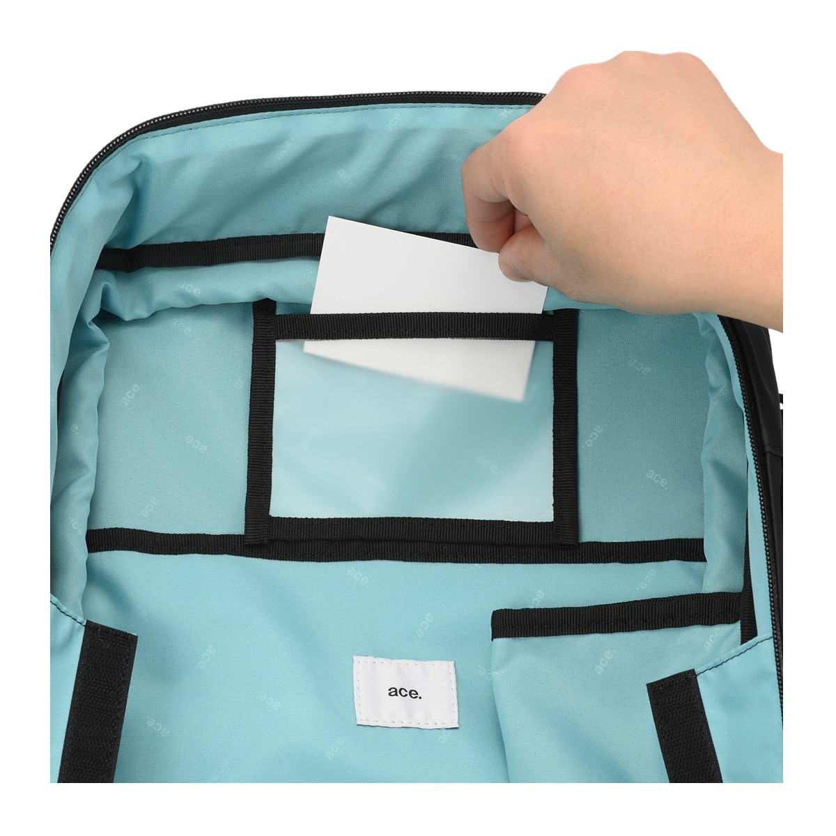 ace.GENE エースジーン リュック A4 13.3インチ ガジェタブルPF メンズ 68151 ビジネスリュック ビジネスバッグ 通勤 エキスパンダブル ブラック 【01】ブラック -