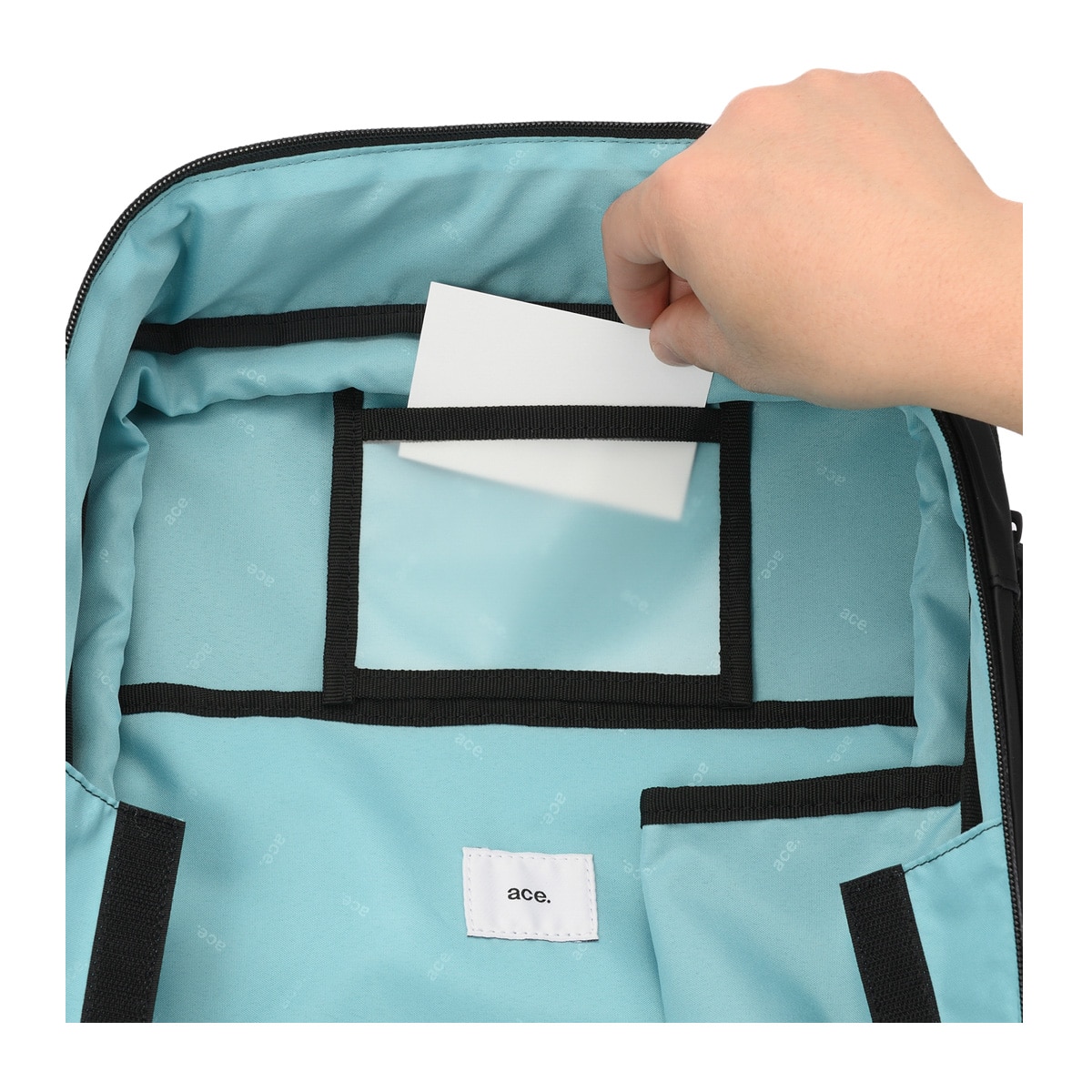 ace.GENE エースジーン リュック B4 14インチ ガジェタブルPF メンズ 68152 ビジネスリュック ビジネスバッグ 通勤 エキスパンダブル ブラック 【01】ブラック -