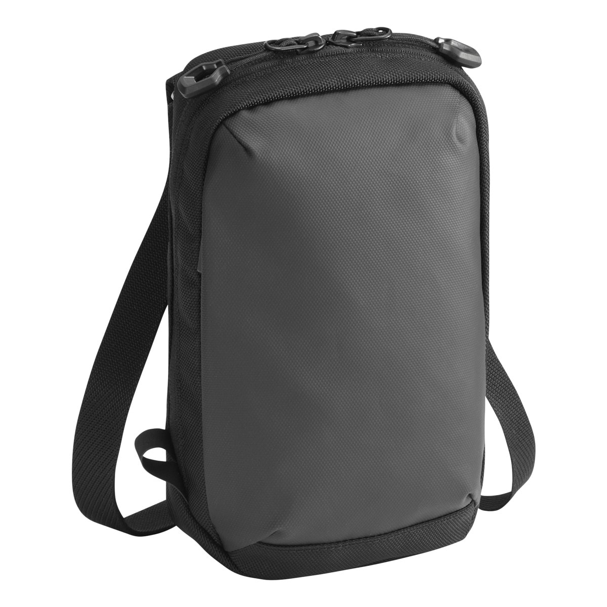 ace.GENE エースジーン ショルダーバッグ メンズ 撥水 バッグ カジュアル ワンショルダー 2L ミニマル 68791 ラグレンティスクロス お出掛け 旅行 トラベル ブラック 【01】ブラック -