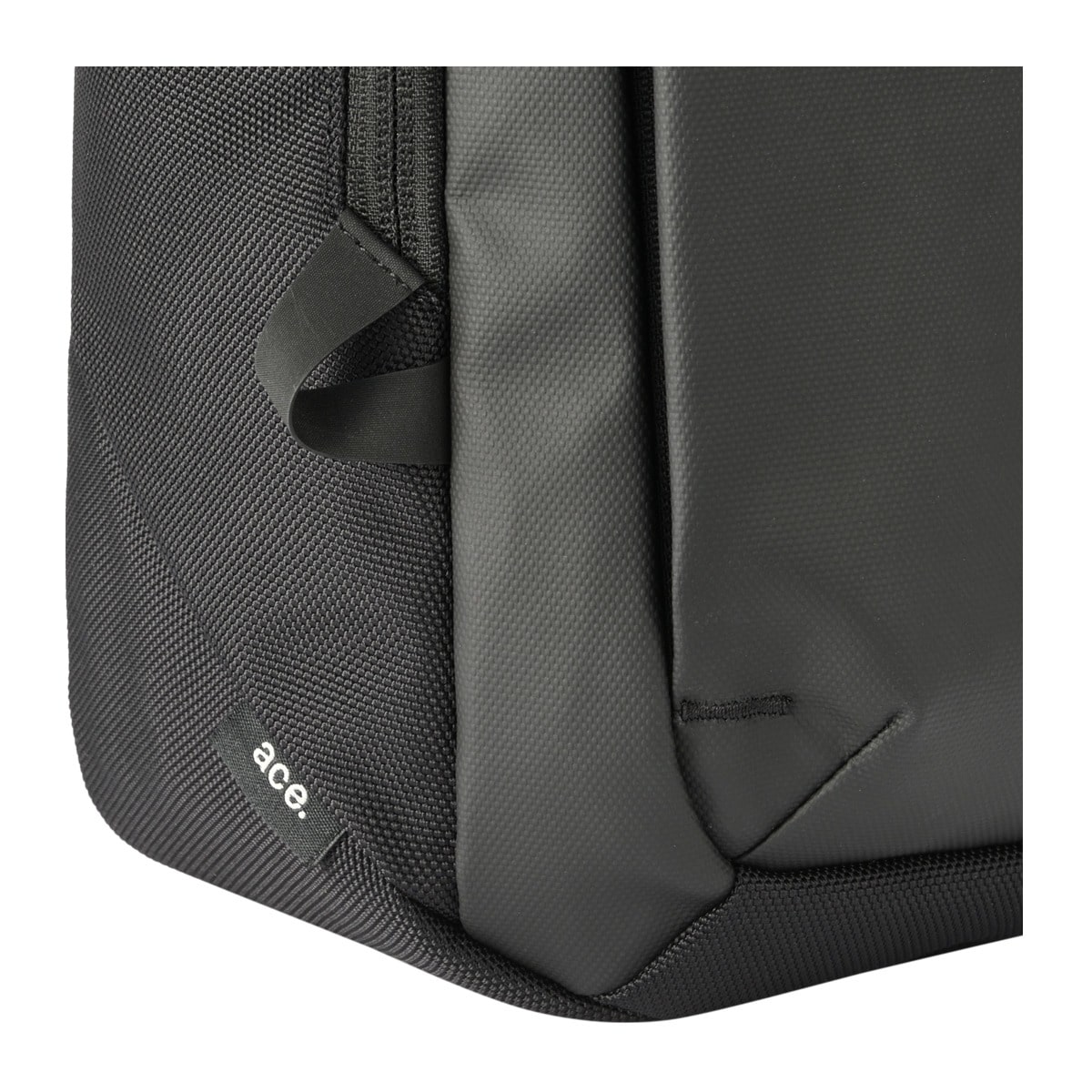 ace.GENE エースジーン ショルダーバッグ メンズ 撥水 バッグ カジュアル ワンショルダー 2L ミニマル 68791 ラグレンティスクロス お出掛け 旅行 トラベル ブラック 【01】ブラック -