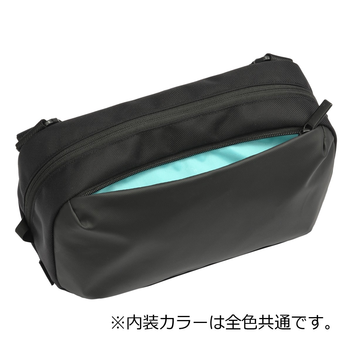 ace.GENE エースジーン ショルダーバッグ メンズ 撥水 バッグ カジュアル ワンショルダー 5L ミニマル 68792 ラグレンティスクロス お出掛け 旅行 トラベル ダークグレー 【02】ダークグレー -