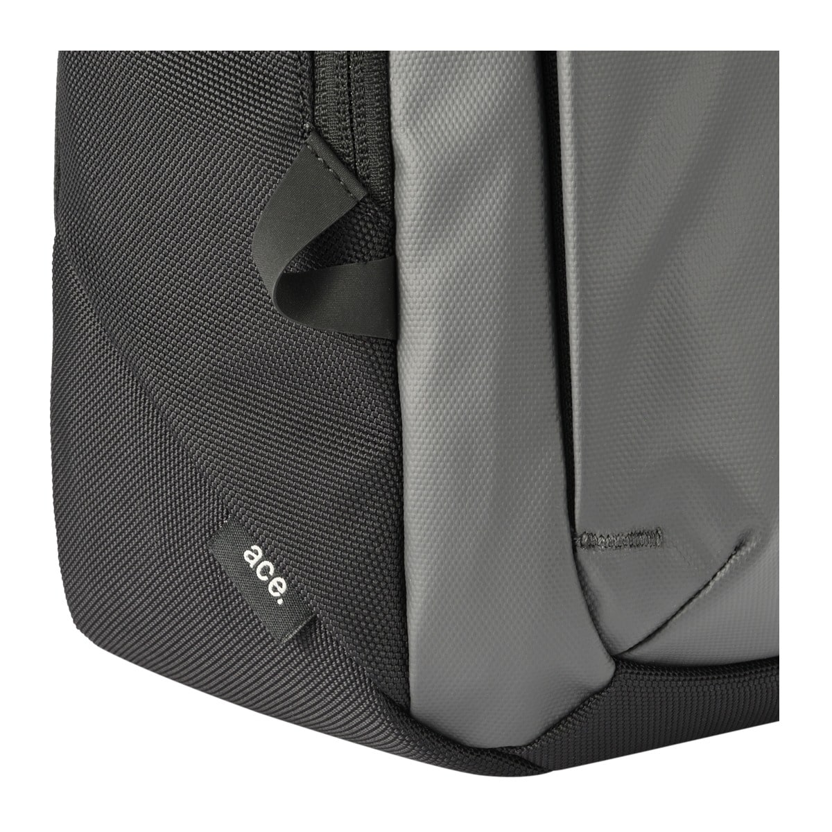 ace.GENE エースジーン ショルダーバッグ メンズ 撥水 バッグ カジュアル ワンショルダー 5L ミニマル 68792 ラグレンティスクロス お出掛け 旅行 トラベル ダークグレー 【02】ダークグレー -