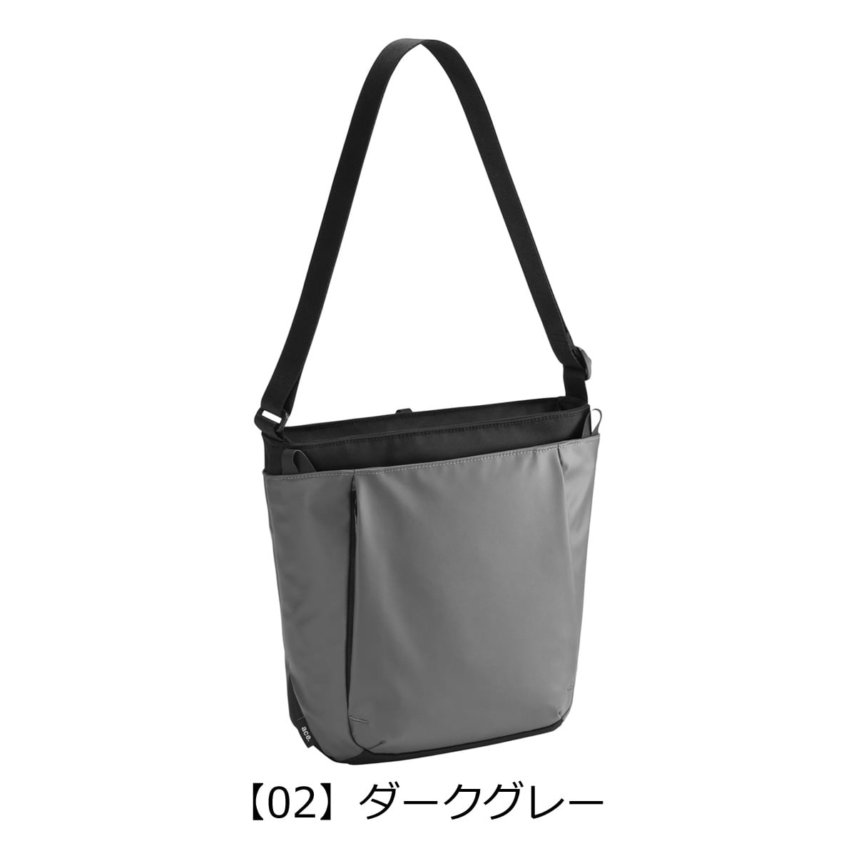 ace.GENE エースジーン ショルダーバッグ メンズ 撥水 バッグ カジュアル ワンショルダー 8L ミニマル 10.1インチ 68795 ラグレンティスクロス お出掛け 旅行 トラベル ブラック 【01】ブラック -