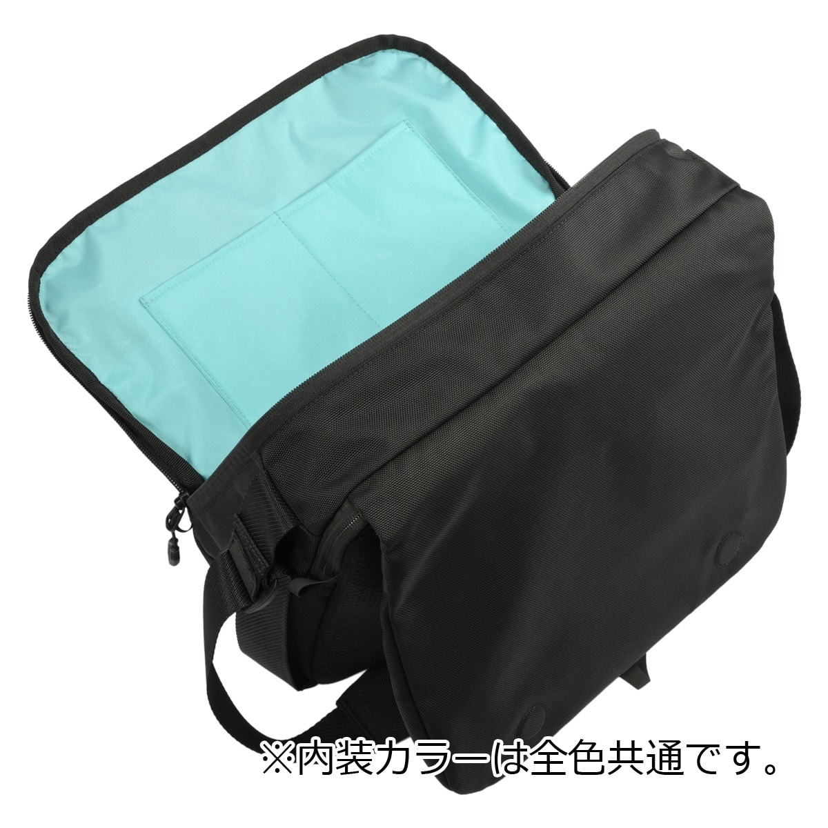 ace.GENE エースジーン ショルダーバッグ メンズ A4 撥水 バッグ カジュアル ワンショルダー 16L 13.3インチ 68797 ラグレンティスクロス お出掛け 旅行 トラベル ブラック 【01】ブラック -