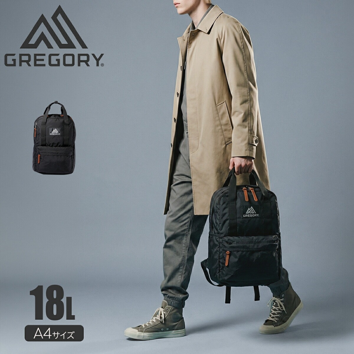 GREGORY グレゴリー リュック 18L クラシック イージーピージーデイ デイパック パックパック ブラック