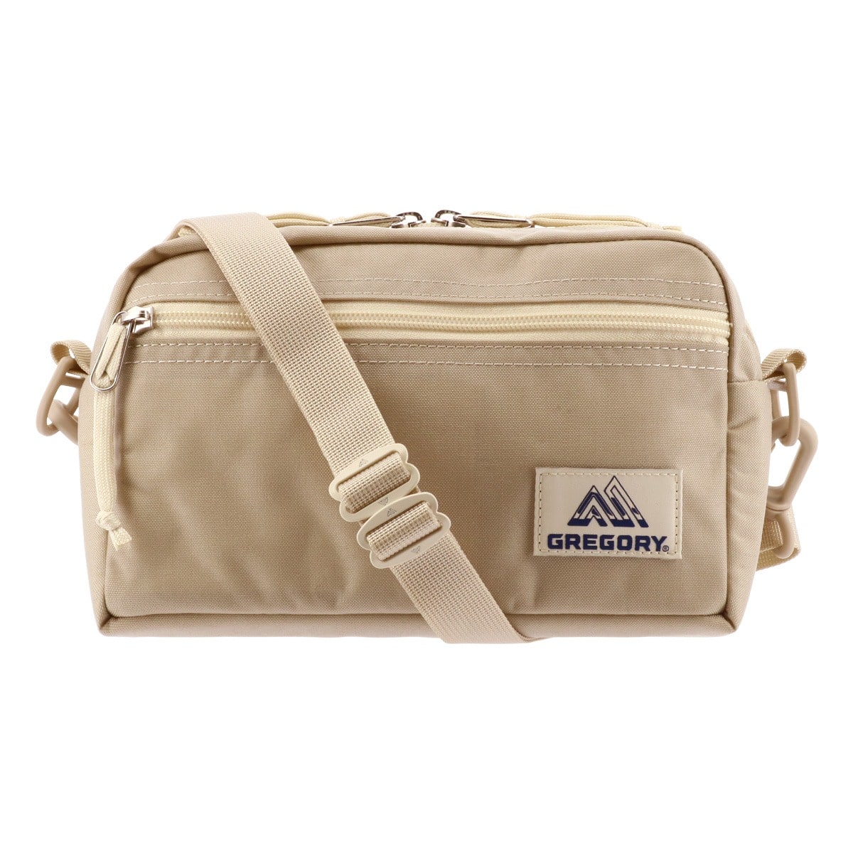 GREGORY グレゴリー ショルダーバッグ クラシック パデッドショルダーポーチM gr-cpaddeds ミニショルダー 横型 花柄 ヒョウ柄 サンドベージュ