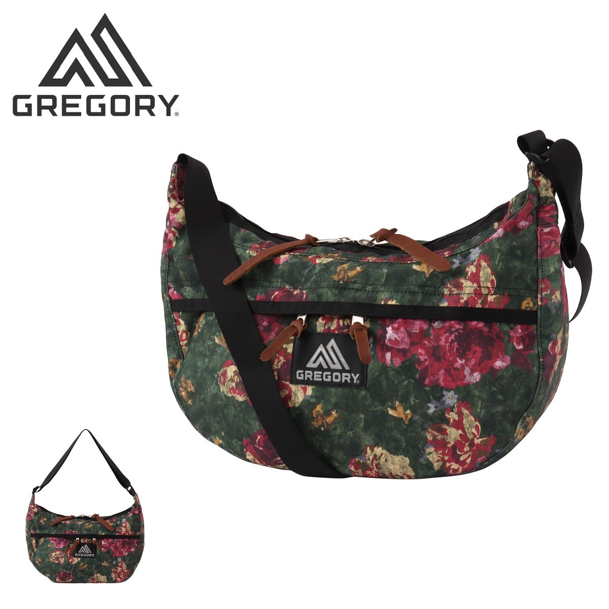 GREGORY グレゴリー ショルダーバッグ サッチェルM ボタニカルタペストリー