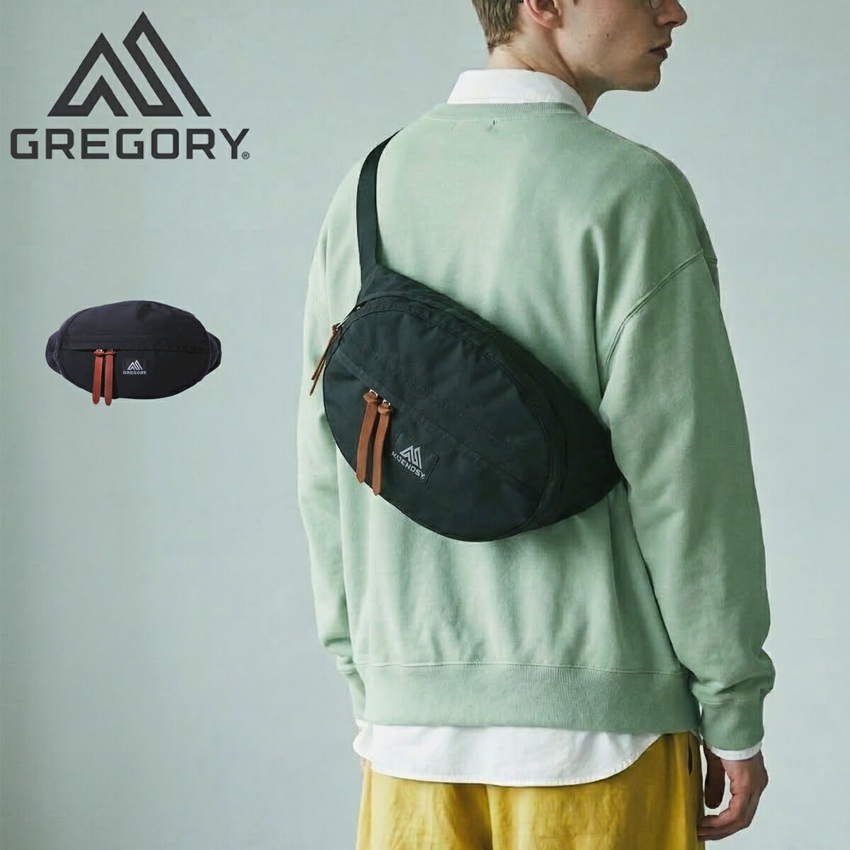 GREGORY グレゴリー ウエストポーチ テールメイトS ブラック