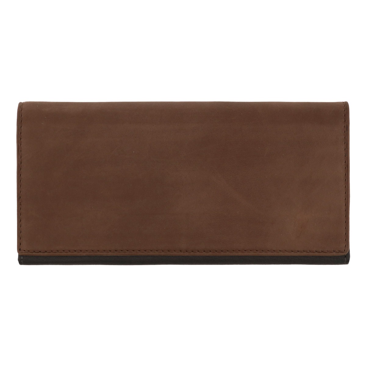 Helena ヘレナ 長財布 かぶせ 薄型 かぶせ長財布 メンズ 0740 テネレッツァ 牛革 レザー チョコ×チャコール