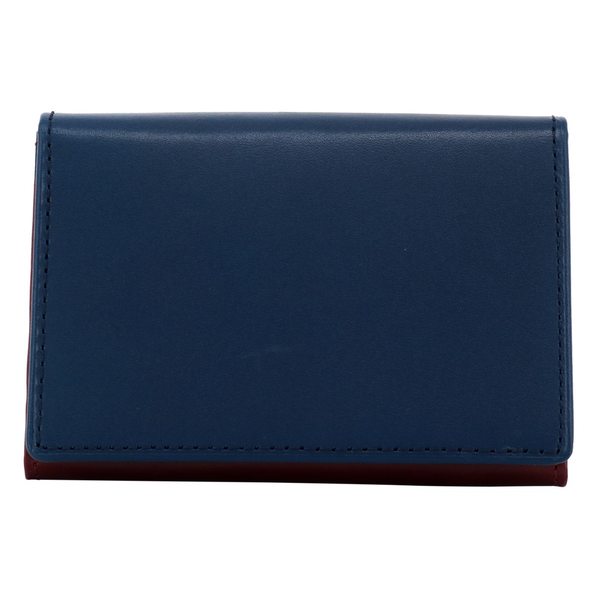 Helena ヘレナ 名刺入れ カードケース メンズ 0855 シンチェーロ 牛革 レザー ネイビー×ワイン