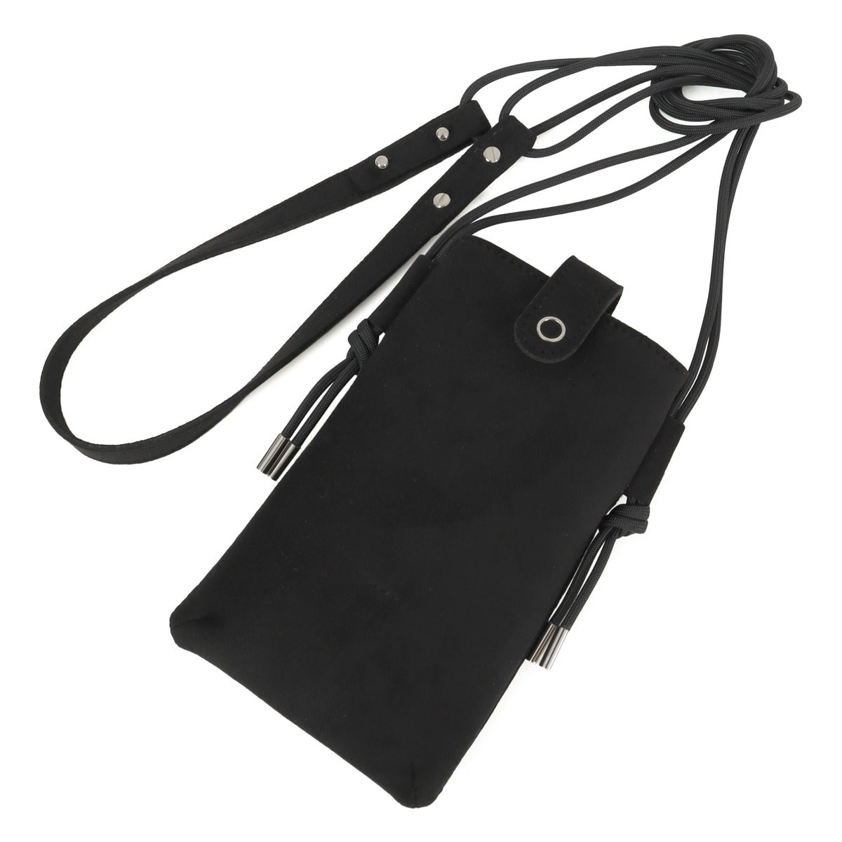 ウルトラスエード スマホショルダー 洗える スマホポーチ ハイドオールマイティー mononogu もののぐ MNNG HD2-US ブラック