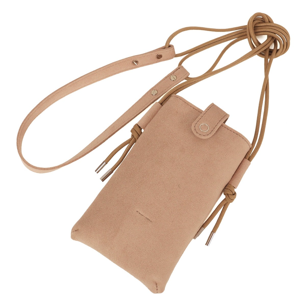 ウルトラスエード スマホショルダー 洗える スマホポーチ ハイドオールマイティー mononogu もののぐ MNNG HD2-US チャイ