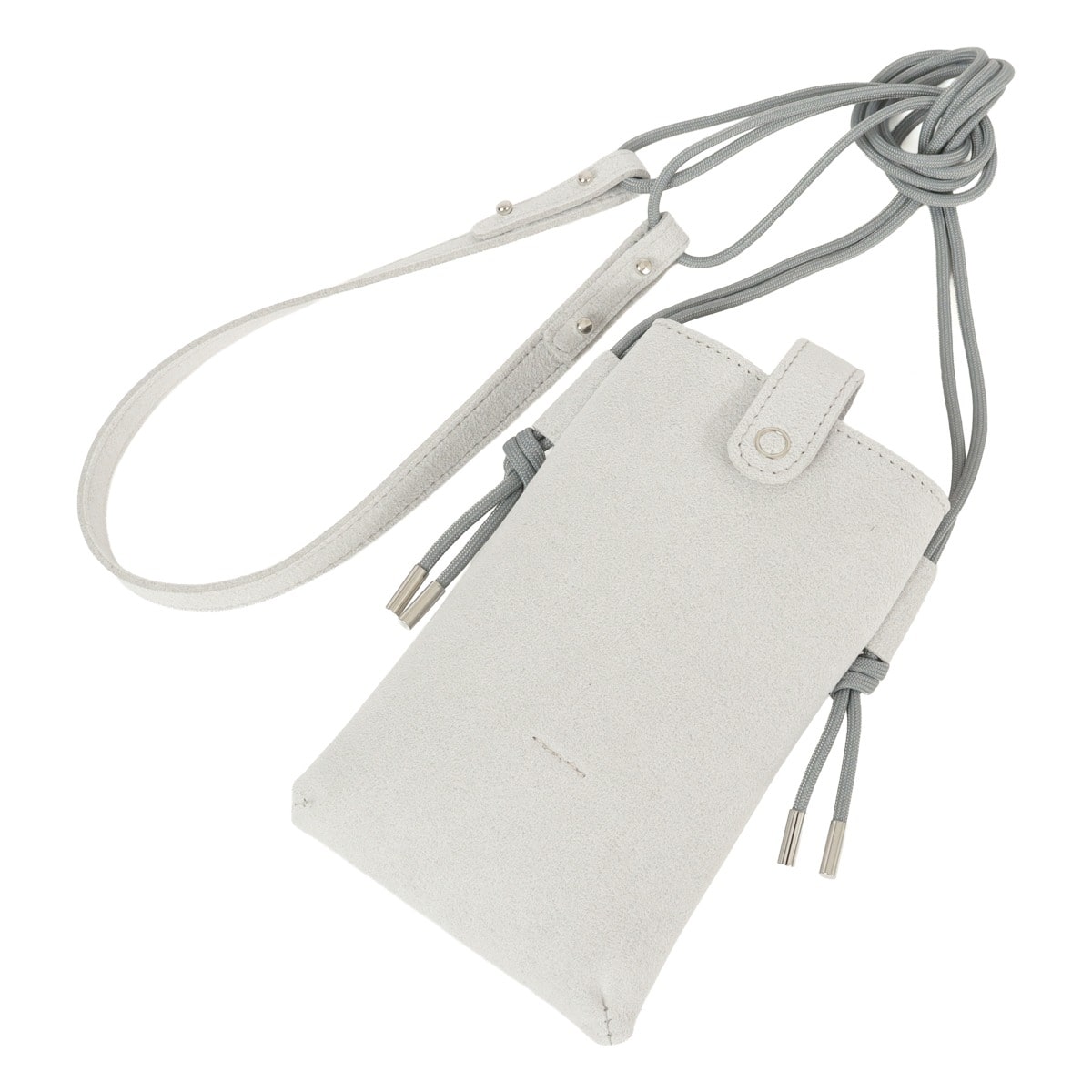 ウルトラスエード スマホショルダー 洗える スマホポーチ ハイドオールマイティー mononogu もののぐ MNNG HD2-US シルバー