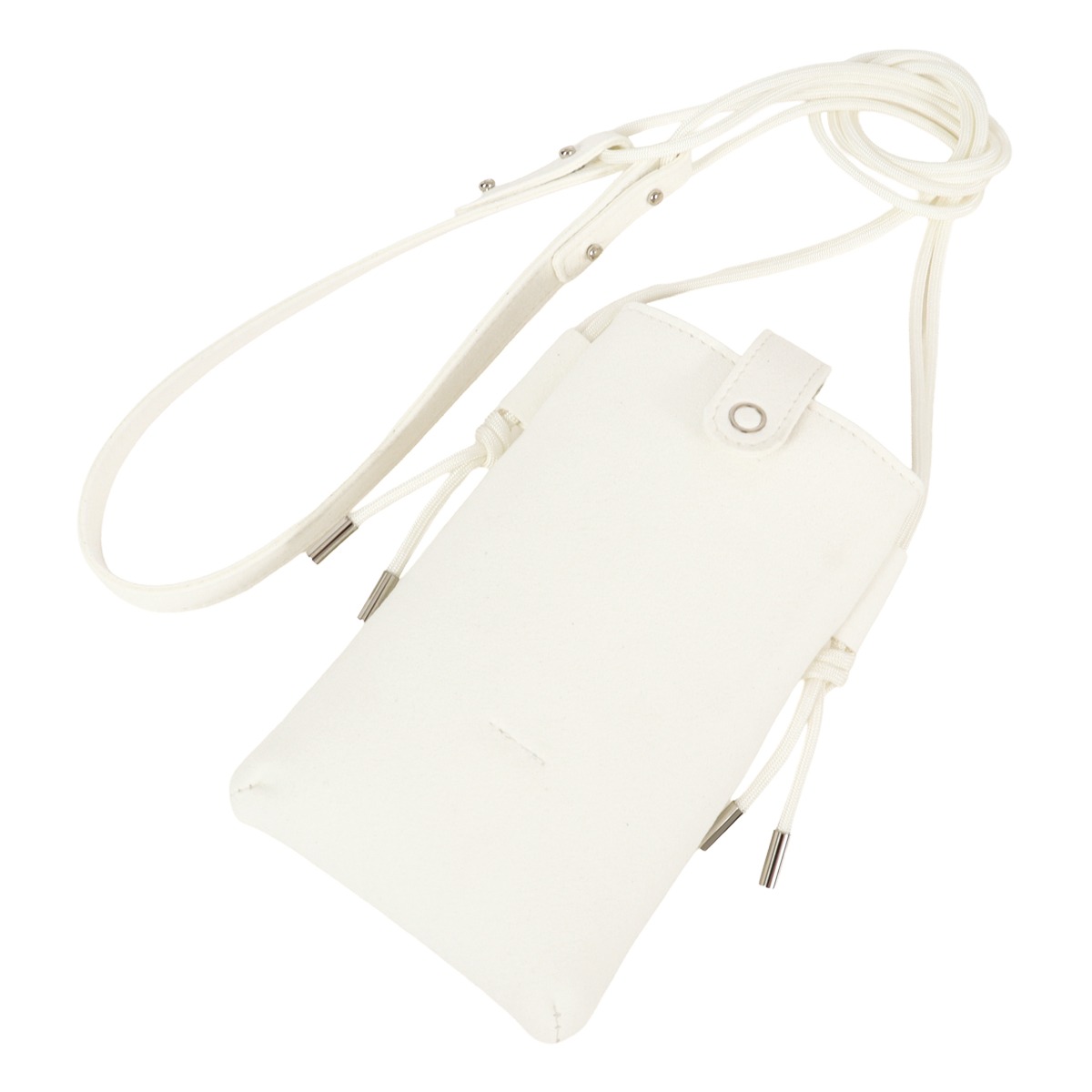 ウルトラスエード スマホショルダー 洗える スマホポーチ ハイドオールマイティー mononogu もののぐ MNNG HD2-US ホワイト