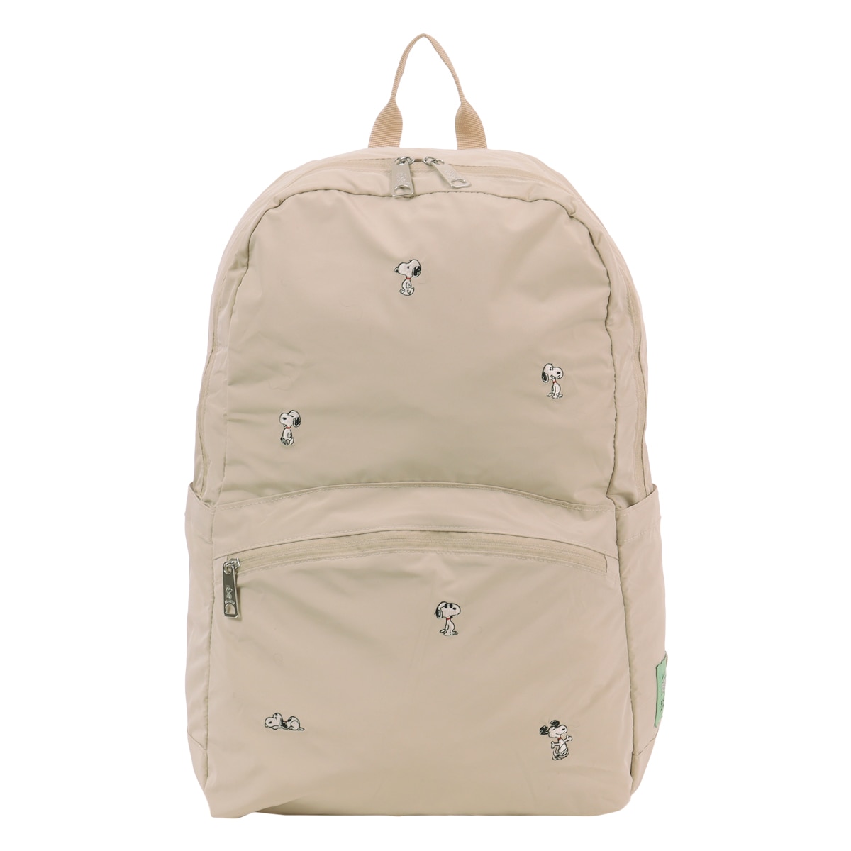 SNOOPY スヌーピー リュック パッカブル ポケッタブル 軽量 撥水 PEANUTS ピーナッツ 10850 SOLEIL デイパック BEIGE