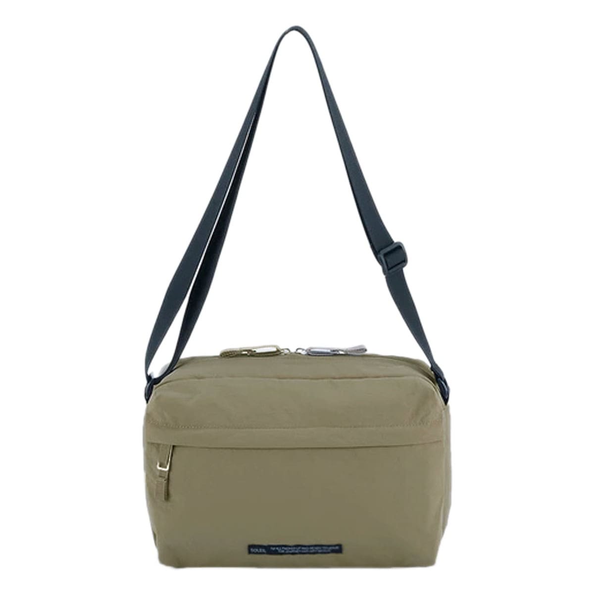 SOLEIL ソレイユ ショルダーバッグ 横型 40710 ライトリー 軽量 コンパクト 撥水 500mlペットボトル お出かけ 旅行 フェス スモーク/カーキ