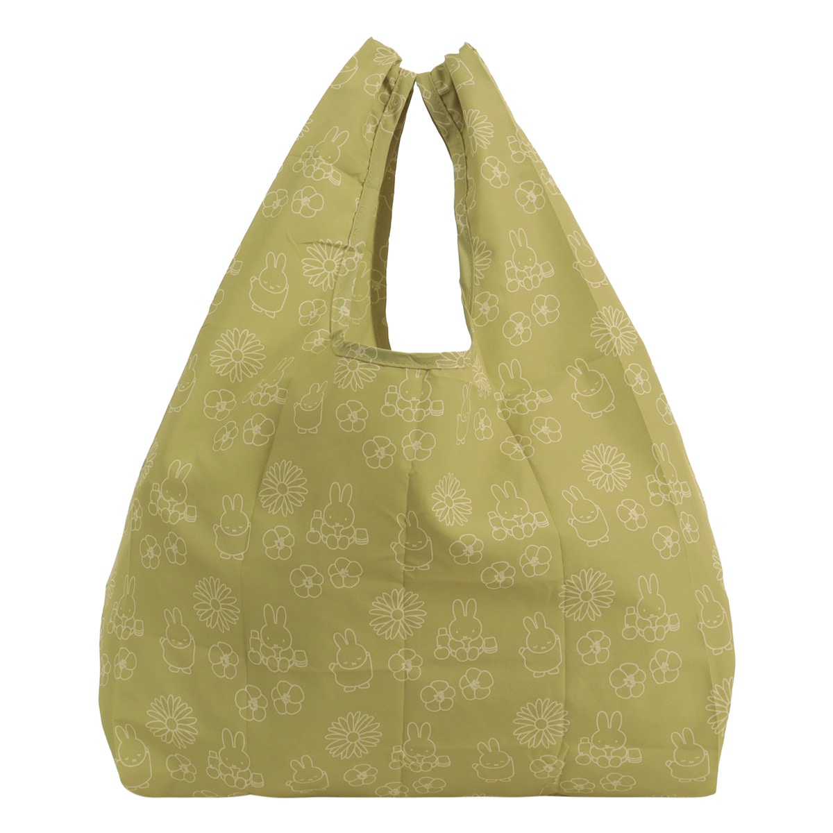 DickBruna ディックブルーナ エコバッグ チャーム ポーチ ボア素材 パッカブル ポケッタブル 40767 miffy boris miffy IVORY