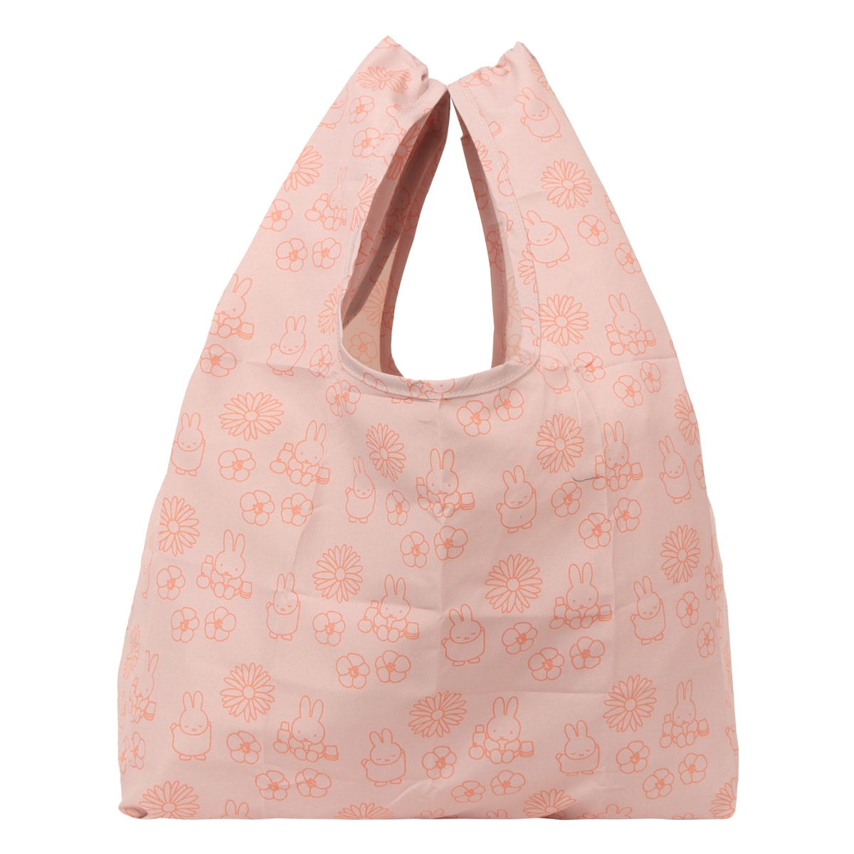 DickBruna ディックブルーナ エコバッグ チャーム ポーチ ボア素材 パッカブル ポケッタブル 40767 miffy boris miffy PINK