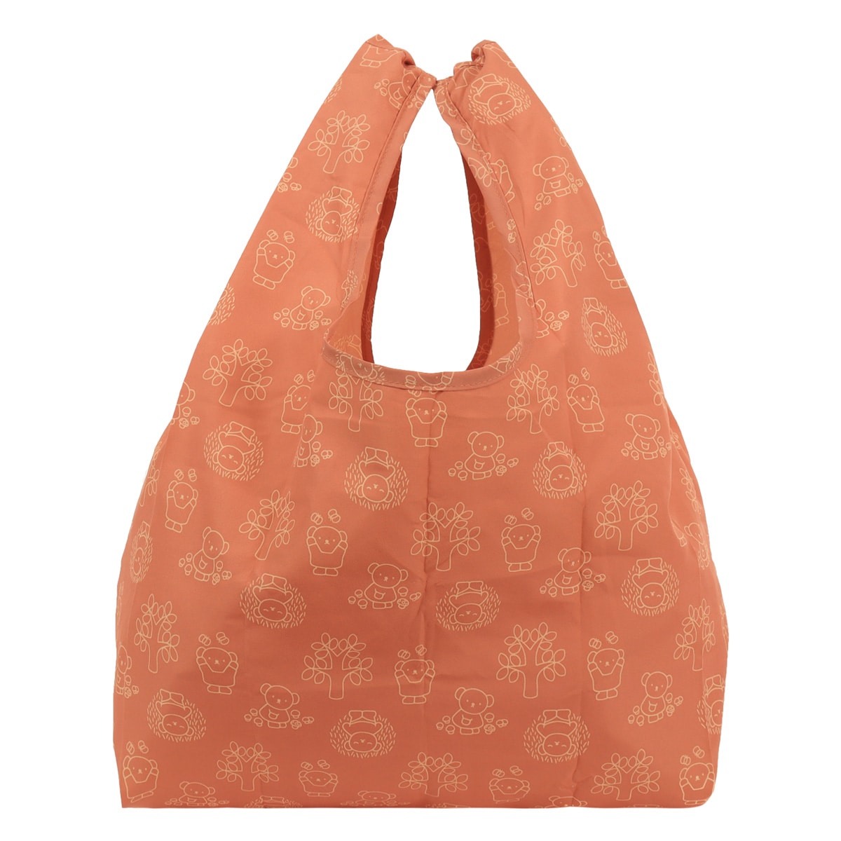 DickBruna ディックブルーナ エコバッグ チャーム ポーチ ボア素材 パッカブル ポケッタブル 40767 miffy boris boris BROWN