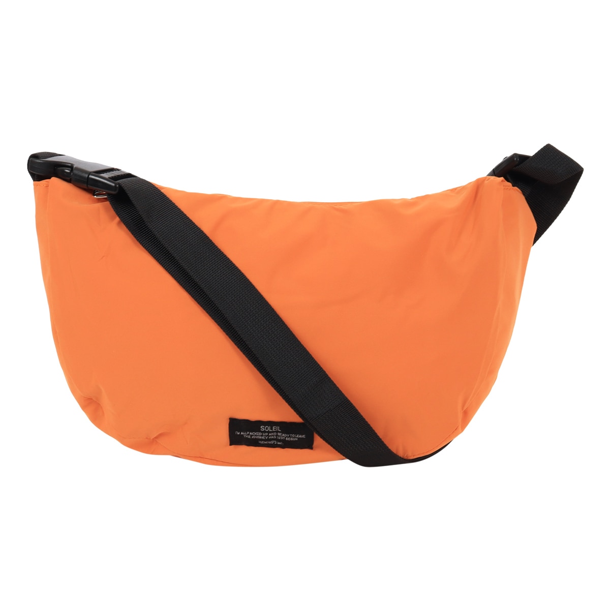 SOLEIL ソレイユ ショルダーバッグ パッカブル 撥水 軽量 2WAY 60033 ウィークエンド ハンドバッグ オレンジ