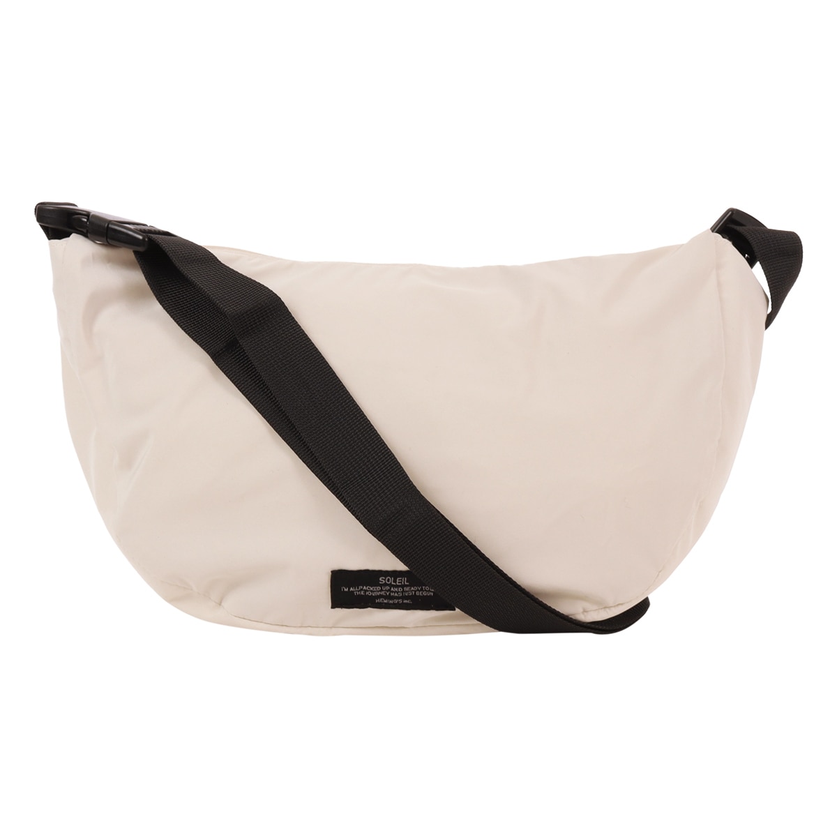 SOLEIL ソレイユ ショルダーバッグ パッカブル 撥水 軽量 2WAY 60033 ウィークエンド ハンドバッグ グレージュ