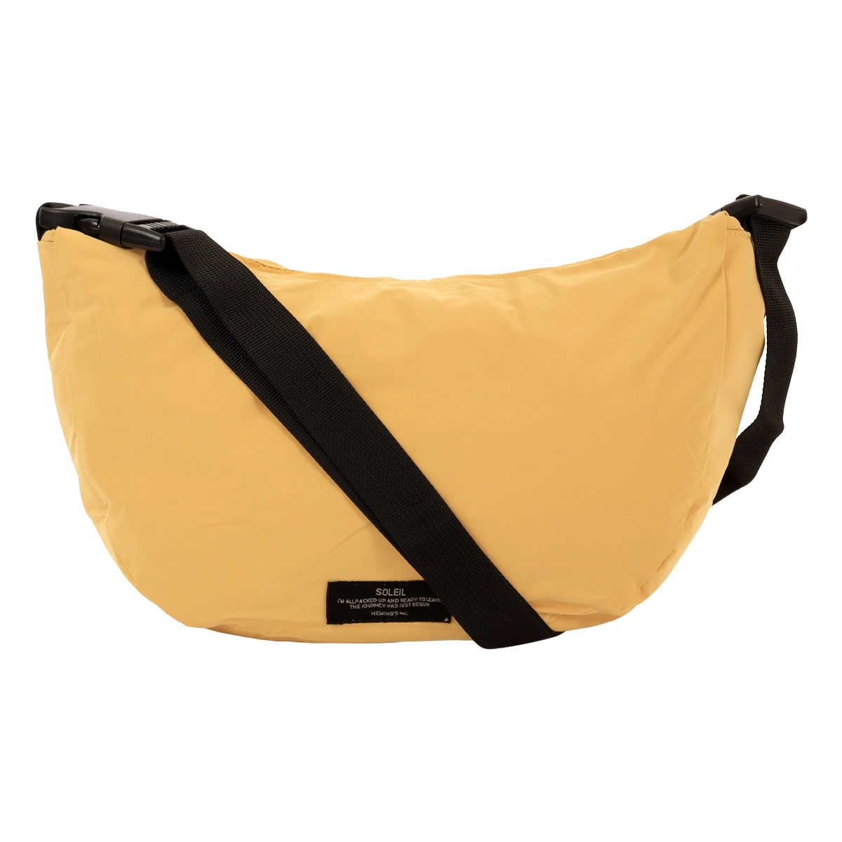 SOLEIL ソレイユ ショルダーバッグ パッカブル 撥水 軽量 2WAY 60033 ウィークエンド ハンドバッグ マスタード