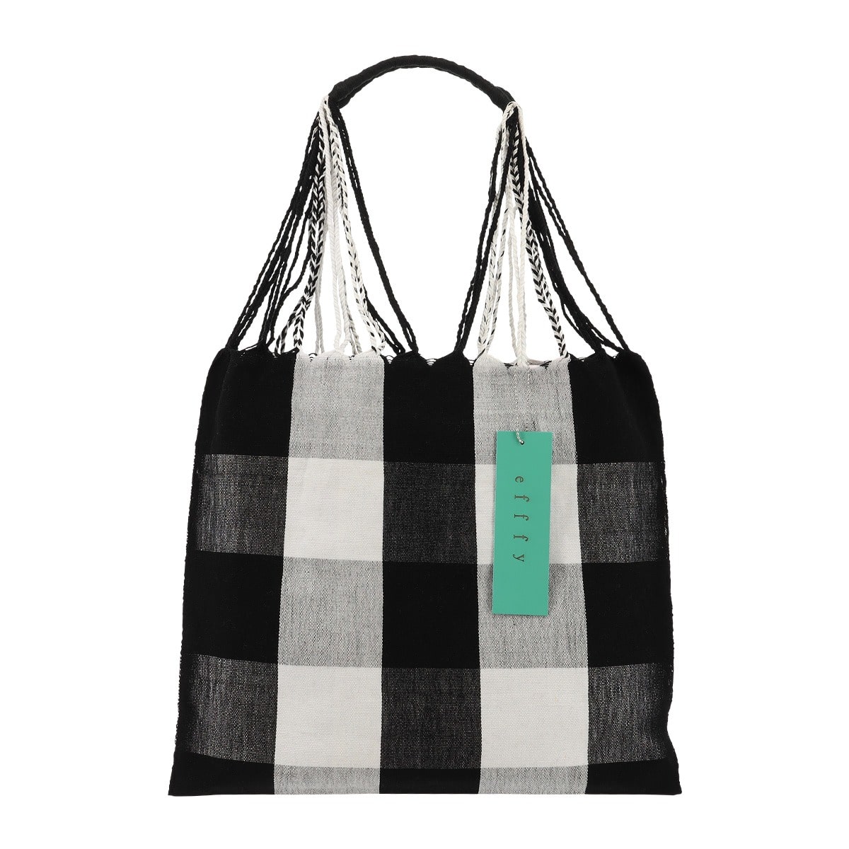 efffy エフィー トートバッグ HS4-042 ホワイトブラック