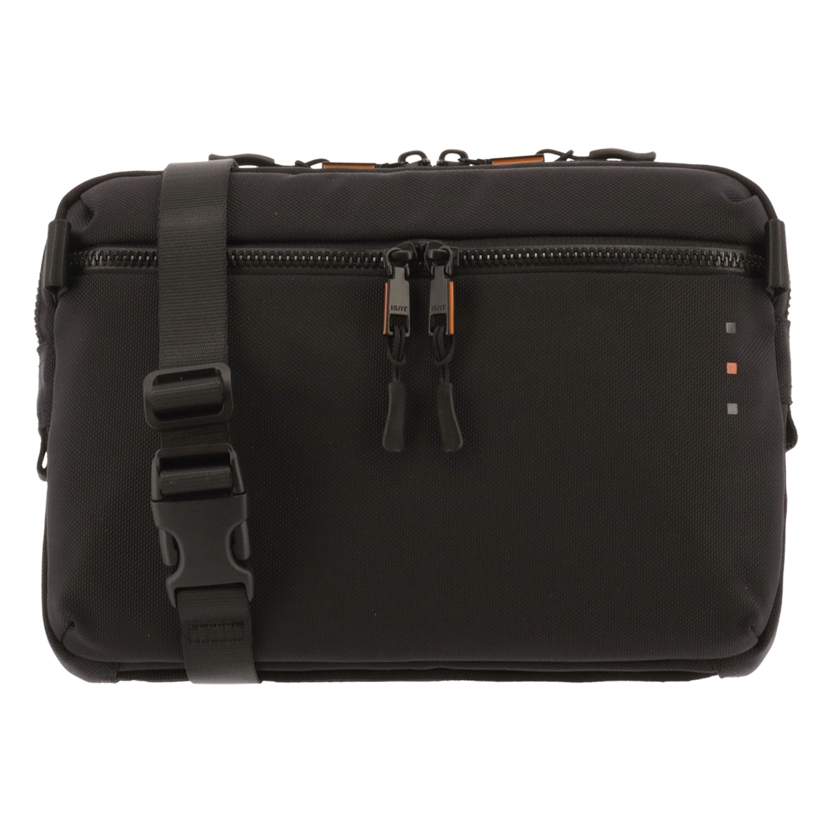 ISIT イズイット ショルダーバッグ メンズ レディース ミリスト 943101 IS/IT 2WAY ミニショルダー クラッチバッグ 撥水 軽量 ブラック