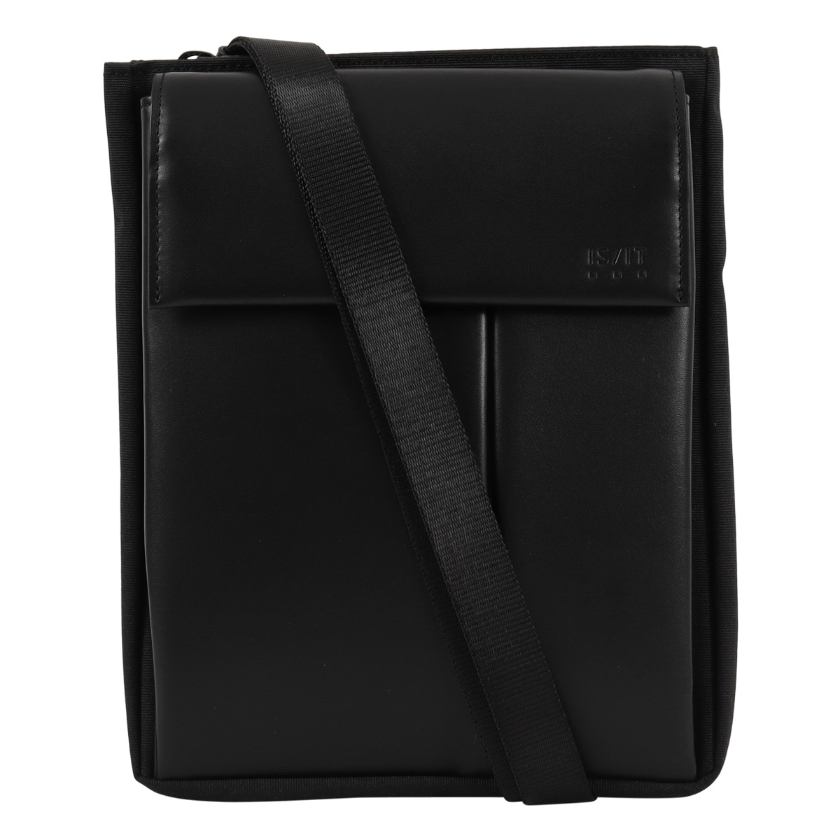 ISIT イズイット ショルダーバッグ ミニショルダー 縦型 斜め掛け メンズ 948102 ミニット IS/IT 牛革 本革 レザー ブラック