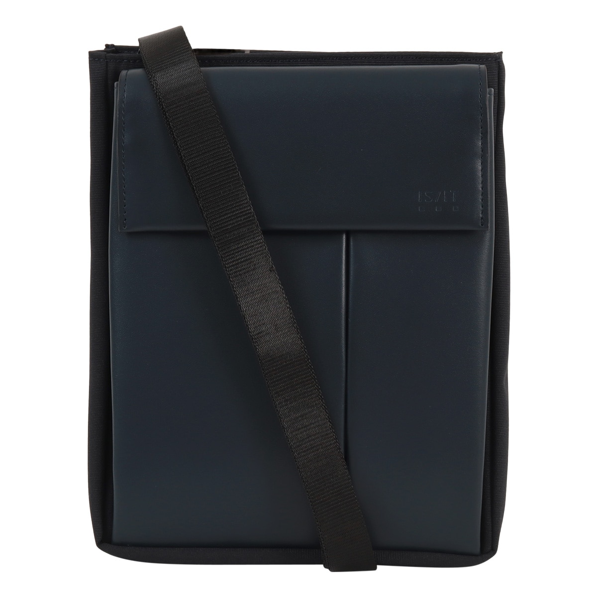 ISIT イズイット ショルダーバッグ ミニショルダー 縦型 斜め掛け メンズ 948102 ミニット IS/IT 牛革 本革 レザー ネイビー