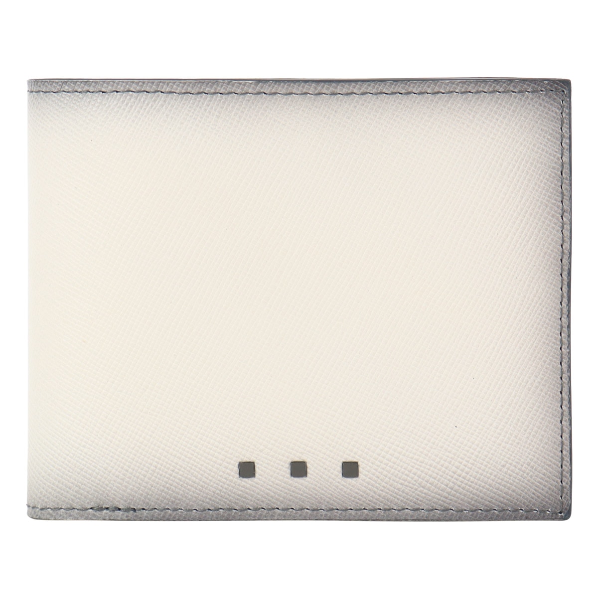 ISIT イズイット 二つ折り財布 財布 二つ折り ミニ財布 コンパクト 小銭入れ付き メンズ 952614 シャドー IS/IT カジュアル 牛革 本革 レザー ホワイト
