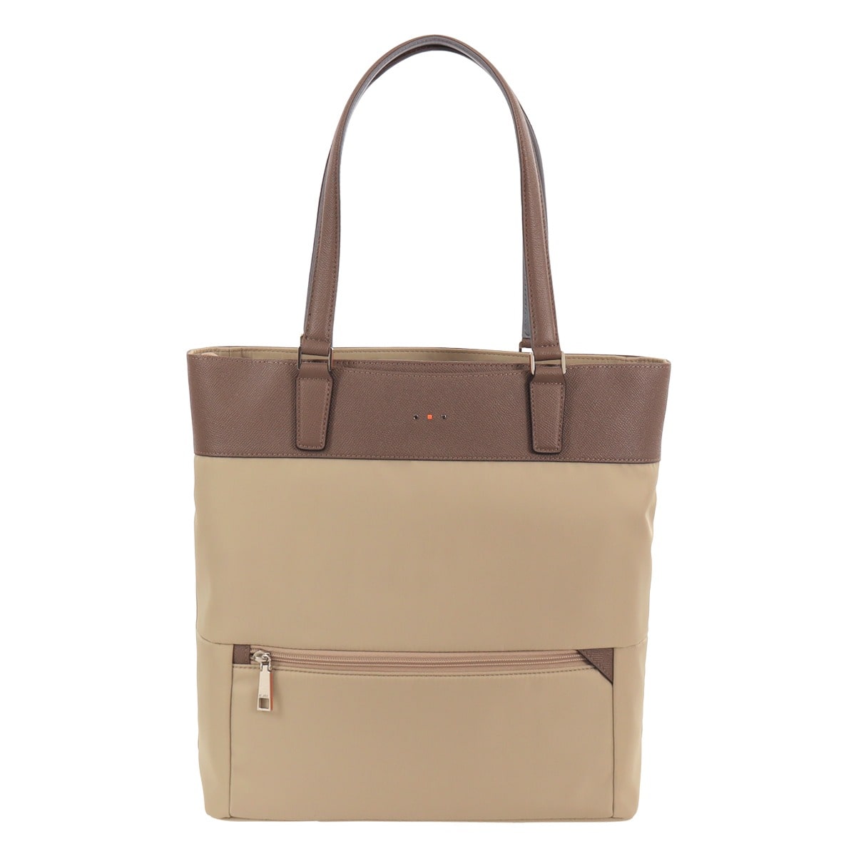 ISIT イズイット A4トートバッグ トート 縦型 Nina ニーナ 955711 IS/IT メンズ レディース ビジネスバッグ ビジネストート ナイロン ビジネス カジュアル 13インチ PC収納 ベージュ