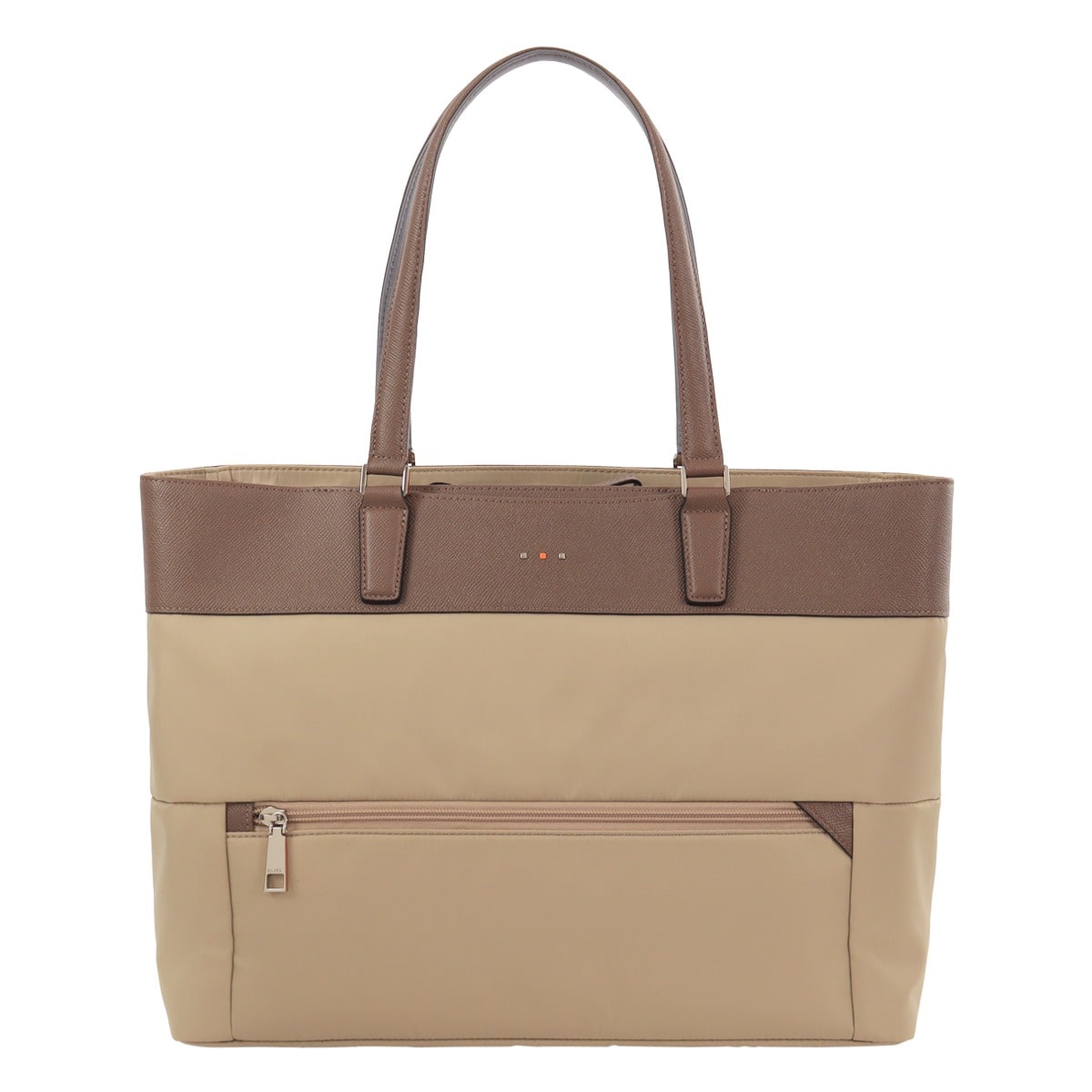 ISIT イズイット A4トートバッグ トート 横型 Nina ニーナ 955712 IS/IT メンズ レディース ビジネスバッグ ビジネストート ナイロン ビジネス カジュアル 16インチ PC収納 ベージュ