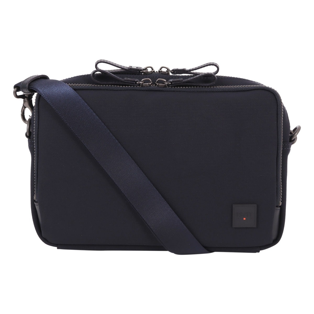 ISIT イズイット ショルダーバッグ ミニショルダー ポーチ バッグインバッグ 2way 横型 肩掛け 斜め掛け 撥水 メンズ 日本製 963111 トリクル IS/IT カジュアル お出掛け 旅行 ネイビー