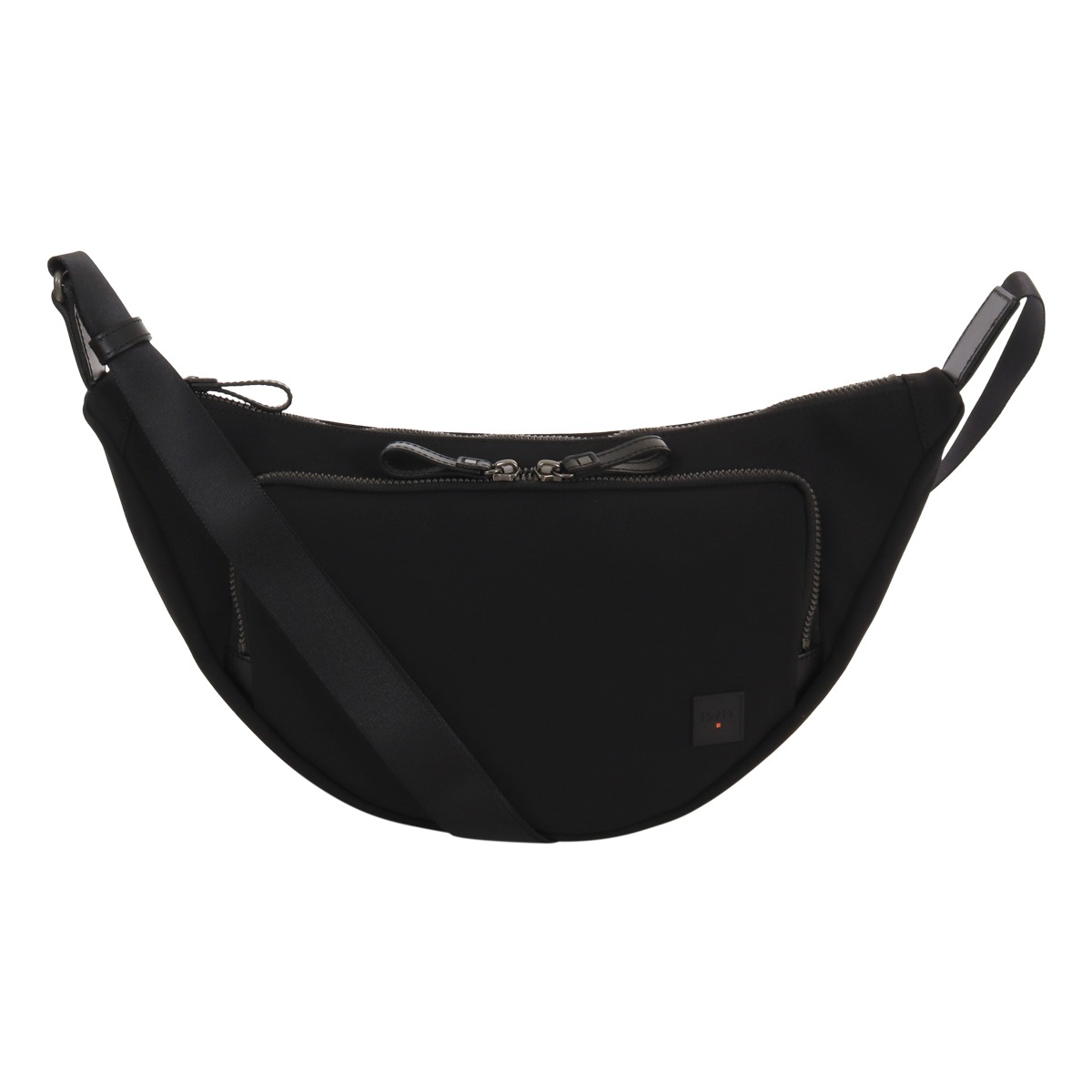 ISIT イズイット ショルダーバッグ 斜め掛け 肩掛け 横型 撥水 メンズ 日本製 963112 トリクル IS/IT カジュアル お出掛け 旅行 ブラック