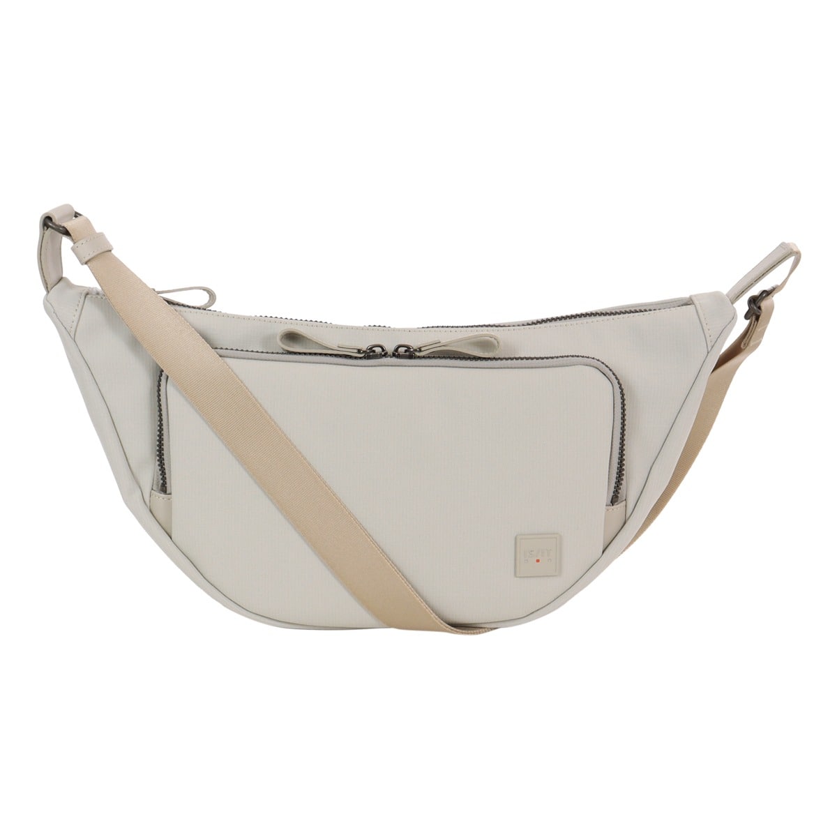 ISIT イズイット ショルダーバッグ 斜め掛け 肩掛け 横型 撥水 メンズ 日本製 963112 トリクル IS/IT カジュアル お出掛け 旅行 アイボリー