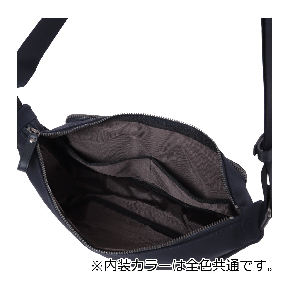 ISIT イズイット ショルダーバッグ 斜め掛け 肩掛け 横型 撥水 メンズ 日本製 963112 トリクル IS/IT カジュアル お出掛け 旅行 ブラック 【01】ブラック -