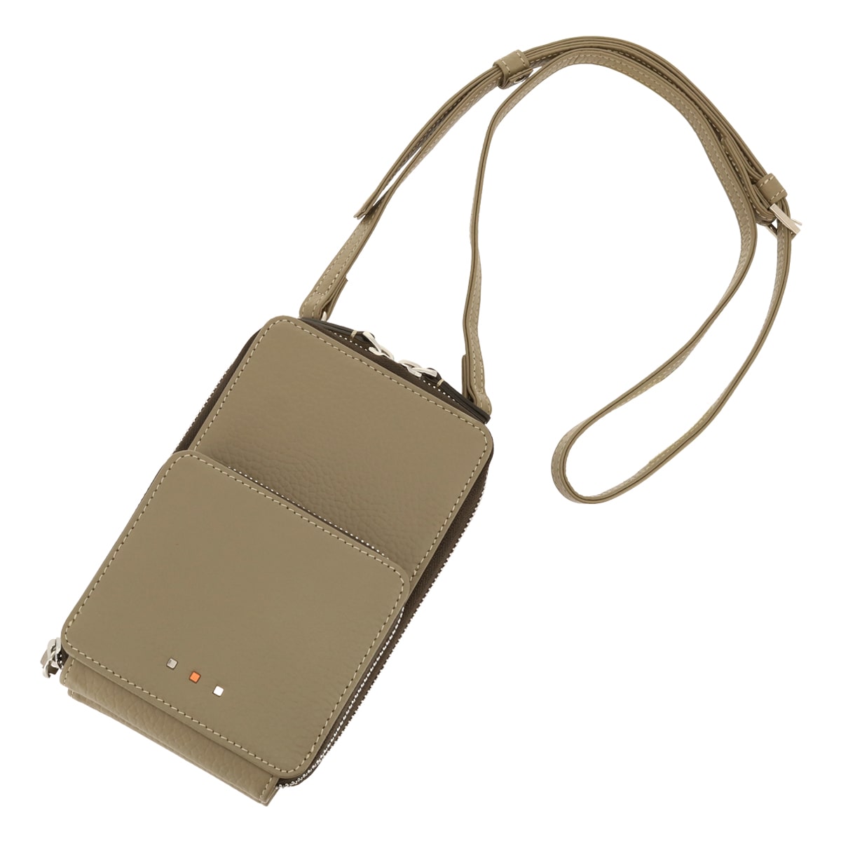 ISIT イズイット スマホショルダー 本革 972115 ボーノ お財布ショルダー ウォレットショルダー ミニショルダー レザー 牛革 トープ